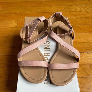 Call It Spring Aldo Agroerwen-56 Women Open Toe Casual, Pink, Size: 5